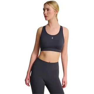 Hummel Pulse Sport-bh Mittlere Stütze - Ebony - XS
