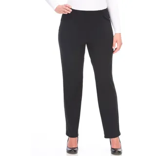 KjBrand Schlupfhose "Susie", Damen, Gr. 54 (27), K-Gr, schwarz, Web, Obermaterial: 74% Polyamid, 26% Elasthan, unifarben, normal lang, Hosen Schlupfhose, Sommerhose mit elastischem Schlupfbund