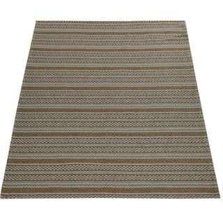 Paco Home Teppich Wohnzimmer Muster Orientalisch Modern Beige Braun Natur, Grösse:200x280 cm