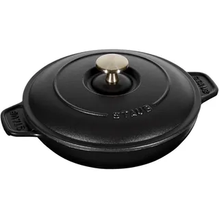Staub Specialities Ofenform mit Deckel 20 cm, rund, Schwarz, Gusseisen