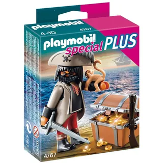 Playmobil Finsterer Pirat mit Schatztruhe (4767)