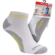 Reis BSTPQ-XACTIVEW_L Socken, Weiß-Grau, L Größe