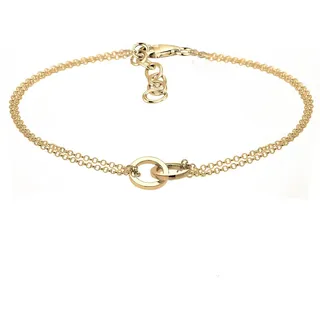 Elli Kreis Verbundenheit Armband Damen 925 Sterling Silber gold