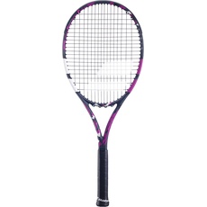 Bild - Tennisschläger für Erwachsene Boost Aero Pink - Leichter Schläger für Damen - Besaitet und Rahmen aus Graphit für Leichtigkeit und Power beim Spielen - Größe 2 - Farbe: Grau/Pink
