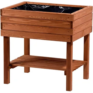 Dobar dobar® Hochbeet BxTxH: 80x60x80 cm, mit Ablagefläche,