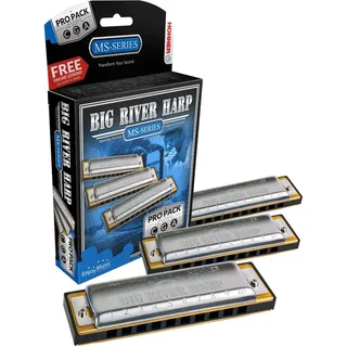 Hohner Big River MS, C/G/A, Pro Pack