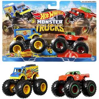 Hot Wheels Monster Trucks Duos 2er-Pack (verschiedene Ausführungen) (FYJ64)