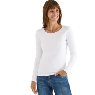 Cecil Damen Basic Langarmshirt