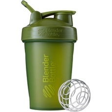 BlenderBottle Classic Loop Shaker mit BlenderBall, optimal geeignet als Eiweiß Shaker, Protein Shaker, Wasserflasche, Trinkflasche, BPA frei, skaliert bis 400 ml, 590 ml, moos grün