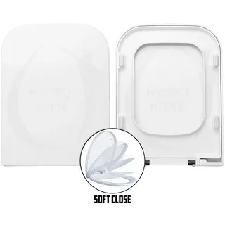 Hydro Home Copriwater Quadra Esedra Termoindurente Soft Close Abdeckdeckel Weiß