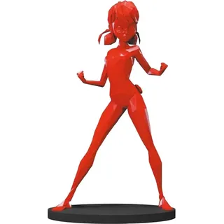 Miraculous - Schwarz/Weiß Sammelfigur CD1952 (Einheitsgröße) (Rot) - Rot