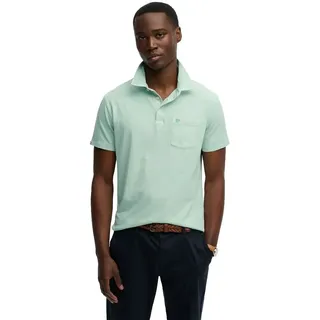 Superdry Classic Cotton Linen Kurzarm-poloshirt - Fresh Mint Green - L
