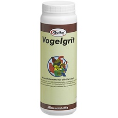 Quiko Vogelgrit - Mineralfuttermittel für alle Ziervögel, 4er Pack (4 x 1.2 kg)