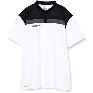 Uhlsport Offense 23 Polo Shirt Poloshirt, weiß/Schwarz/Anthra, L