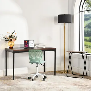 FurnitureR Kinderschreibtisch 120 x 70 cm MDF braun