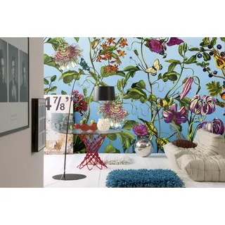 KOMAR Vlies Jardin 368 x 248 cm bedruckt glatt Wohnzimmer, Schlafzimmer, bunt