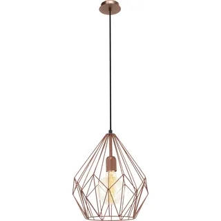 EGLO Carlton 1-flg. 31 cm abstrakt kupferfarben