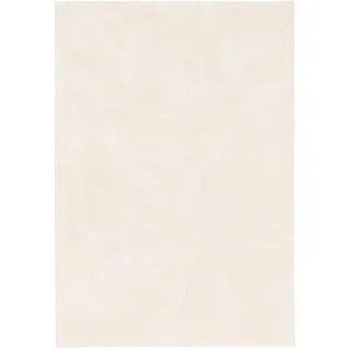 Pergamon Pearl Fellteppich 160 x 230 cm Beige/Weiß