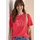 Kurzarmshirt Rot L