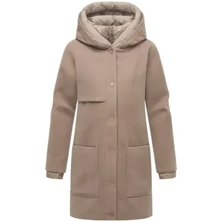 Navahoo Kurzmantel »Kurzmantel Flauschwunder 14 grau