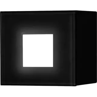Konstsmide Außenwandleuchte Aluminium 8 x 8 x 5 cm inkl. Leuchtmittel schwarz