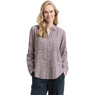 Tom Tailor With Slub Structure 1035247 Bluse - Bordeaux Red - 38