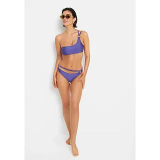 LSCN by LASCANA Bustier-Bikini-Top »Baila« mit assymetrischem Schnitt, lila