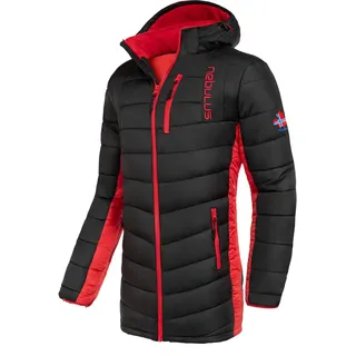 Nebulus Herren Wintermantel COATY, Kurzmantel mit praktischer Kapuze, Warmer Steppmantel für Männer