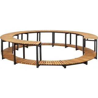 vidaXL Whirlpool-Verkleidung 273 x 53 cm Braun