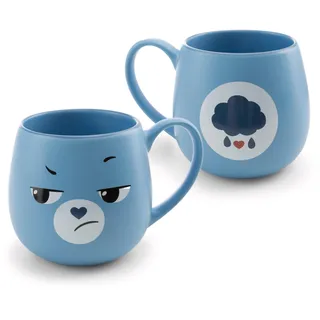 Tasse Glücksbärchis Brummbärchi 400ml 8x9cm - blau - Hochwertige Porzellan-Tasse, liebevoll gestaltet, niedliches Accessoire für Küche, Büro & Zuhause – süßes Geschenk für Lieblingsmenschen | 62825