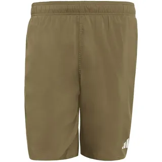 Adidas 3 Bar Logo 8 ́ ́ Badeshorts - Olive Strata / White - XL