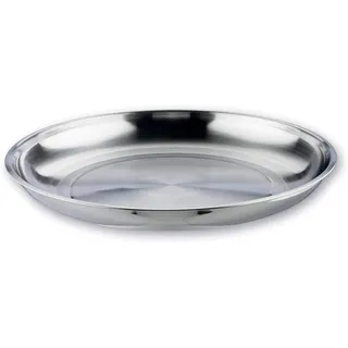Lacor Platte für Seemuschel 50 cm Edelstahl Silber