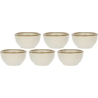 Rose&Tulipani Set mit 6 runden Tassen 7 cm R134000007Z - Creme