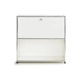 USM Regal weiß, Designer Prof. Fritz Haller, 74x78x38 cm