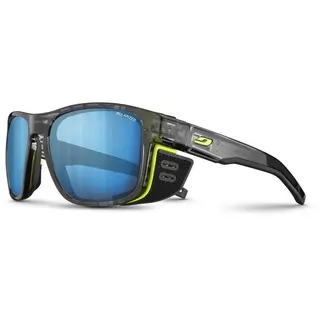 Julbo Shield M Polarisierte Sonnenbrille - Translucide Black / Yellow - Spectron HD Polarized/CAT4