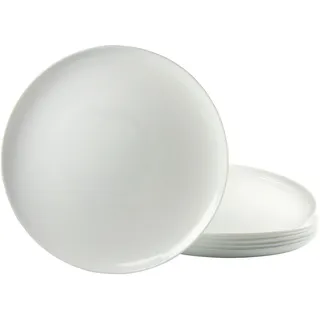 Luminarc Pizzateller »Essteller« Teller Set für 6 Personen, weiß, Glas, weiß
