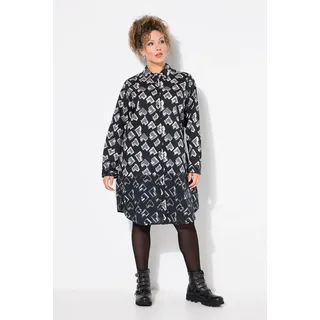 Ulla Popken Longtunika in schwarz | Gr.: 54-56