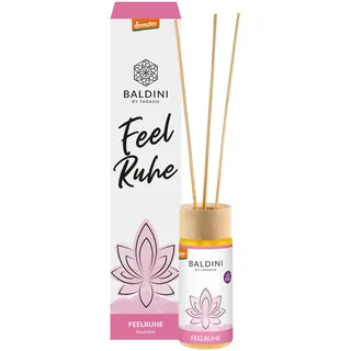 Baldini Feelruhe® Raumduftset – 50 ml – Bio/Demeter – Duftkomposition aus Lavendel, Orange & Benzoe – 100% naturreine ätherische Öle