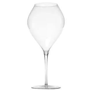 Zafferano Ultralight Glas aus hochwertigem Kristallglas, 82 cl Fassungsvermögen, elegantes Design für edle Rot- und Weißweine, 2er-Set, transparent - Transparent