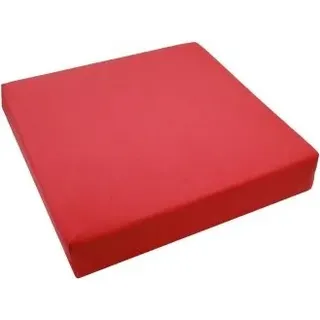 Teako Design Outdoor Sitzkissen 45x40x5 cm – passend für Livorno & Lucca Gartenstühle, vielseitig & komfortabel (Rot) - Rot