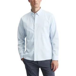 Marc O'Polo Marc OߴPolo Herren Hemd aus Bio-Baumwolle Regular Fit, Blau (Airblue), M