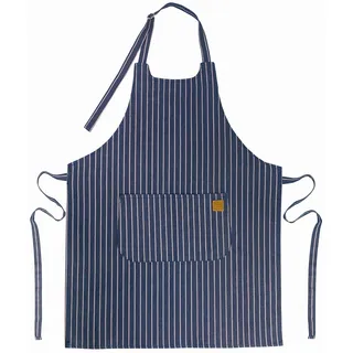 Lacor - 60080 - Unisex Küchenschürze, Schürze mit schlichtem, elegantem und originellem Design, Maße 68x83 cm, Farbe Marineblau