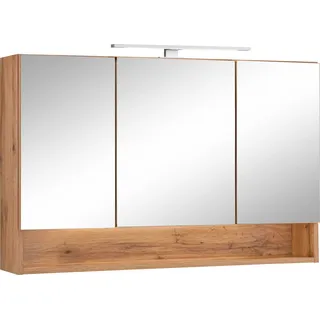 WELLTIME Soria 100 cm braun mit LED