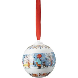 Hutschenreuther Sammelserie 2022 Porzellankugel Weihnachtsabend