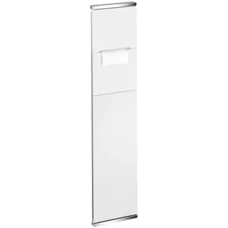 KEUCO PLAN Integral Modul WC 1, Papierrollenhalter, Anschlag links, 44964015101, Farbe: verchromt / weiß matt