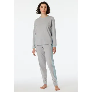 SCHIESSER Pyjama »"Casual Nightwear"«, in Dunkelgrau