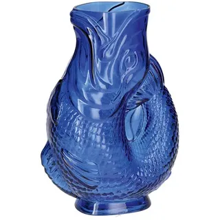 Fischvase Jacquard Gift-Company blau, 16.5x24x10 cm