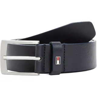 Tommy Hilfiger Herren Gürtel Leder 3,5 cm Blau 105