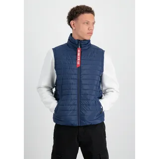 Blouson ALPHA INDUSTRIES "Puffer Vest Light", Herren, Gr. S, blau (ultra navy), Obermaterial: 100% Polyester; Futter: 100% Polyester; Füllung: 100% Polyester, Jacken Blouson
