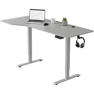 Juskys Schreibtisch Office Stand Weiß